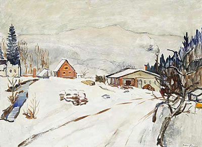 Soter Vonasek : A Winter Landscape