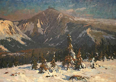 Frantisek Cina Jelinek : Mount Snežka