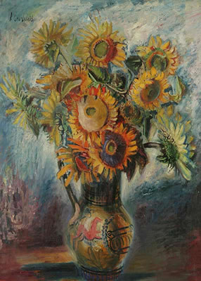 Vaclav Pavlik : Sunflowers in a Vase