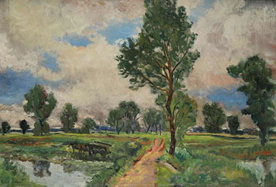 Borivoj Zufan : An Elbe-basin Landscape