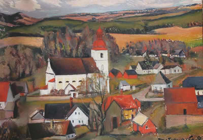 Jan Trampota : The Church in Slatina