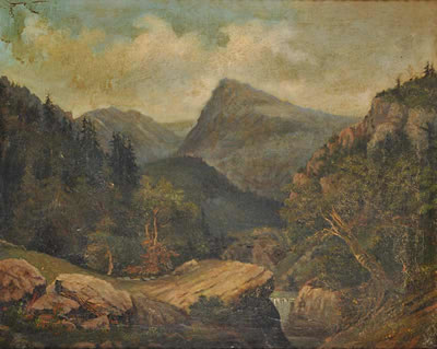 Alois Bubak : A Mountain Landscape