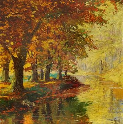 Josef Svoboda : An Autumn Landscape