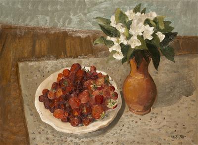 Lev Simak : Still Life with Strawberries