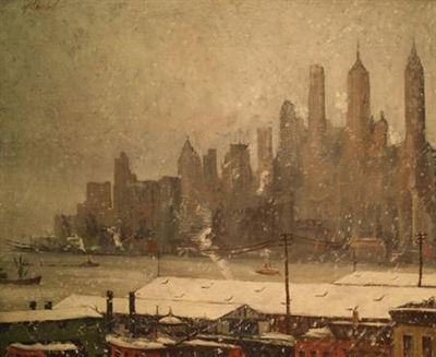 Harry Shokler : The Skyline, Lower Manhattan