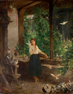 Carl Heinrich Hoff the Elder : Feathered Friends