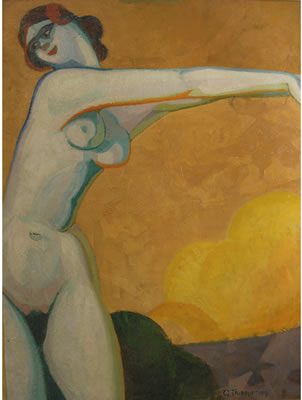 Georges Henri Tribout : Nude Dancer, 1919