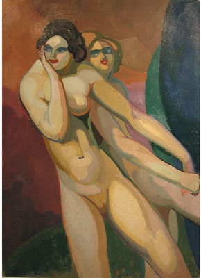 Georges Henri Tribout : Two Nudes