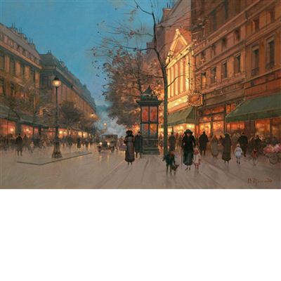 Paul Renard : Paris Street Scene