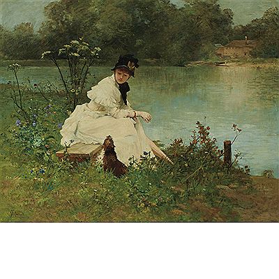 Ferdinand Heilbuth : By The River