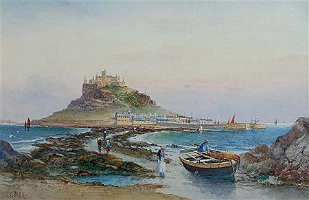 John Clarke Isaac Uren : Low Tide, St Michael's Mount