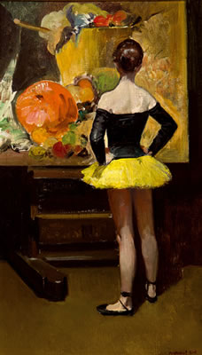 Armand Miravalls Bove : Bailarina en el estudio del pintor