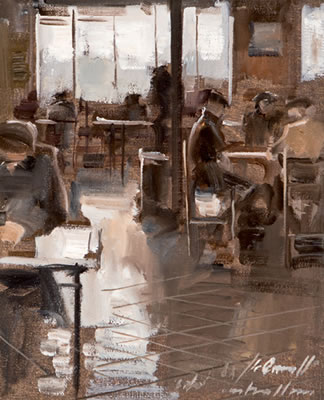 Jaume Queralt Ventura : 'Interior de Café'