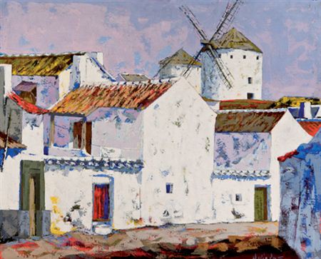 Enrique Herreros : Pueblo manchego