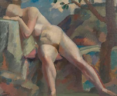 John Weeks : Study for Composition, Nude