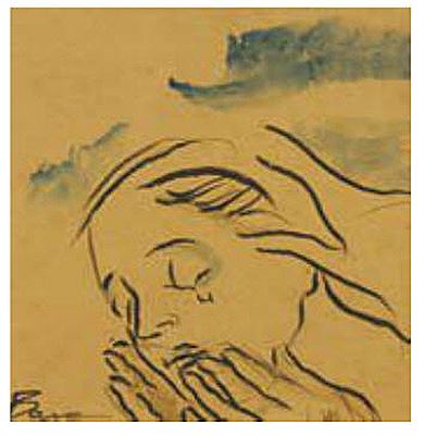 Helen Crabb : Weeping woman