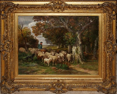 James Desvarreux-Larpenteur : Shepherd and Flock