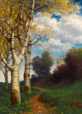 Traugott Hermann Rüdisühli : Birches