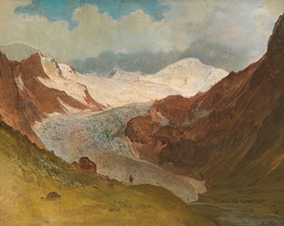 Josef Schwemminger : Group on a Glacier