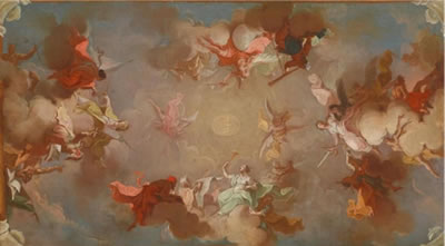 Daniel Gran : Allegorical scene, modello for the ceiling painting in a palace