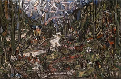 Reinhold Klaus : 'Mountain Landscape'