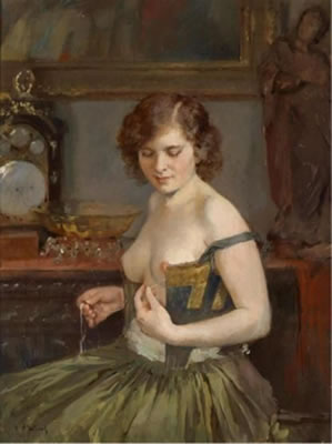 Franz Antonín Jelinek : At her Toilette