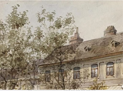 Karl Joseph Richard Zajicek : Café Dommayer in Hietzing (Dommayer coffee house in Vienna)