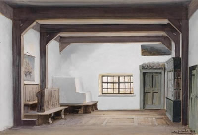 Antonio Brioschi : A rustic meeting room