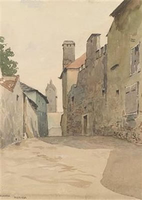 Hubert Landa : A motif from Krems/Stein