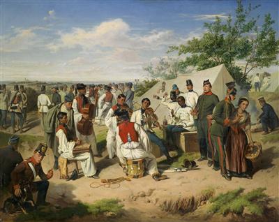 Wilhelm Richter : Austrian Infantry Camp in Lombardy