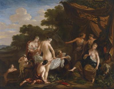 Arnold Van Houbraken : Diana and Callisto (after Ovid, Met.)