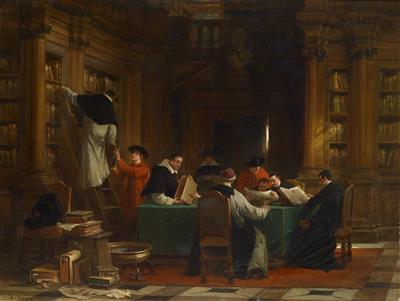 Ludwig von Hagn : In the Monastery Library