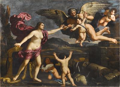 Giacinto Gimignani : Venus, Cupid and Chronos