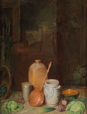 Josef Mansfeld : Two Kitchen Still Lifes (2)