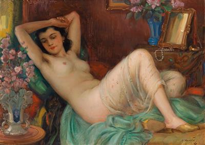 Bohumil Maracek : Reclining Female Nude