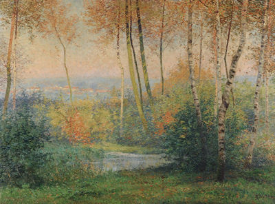 Rodolphe Wytsman : MATINÉE D'AUTOMNE - LA MARE