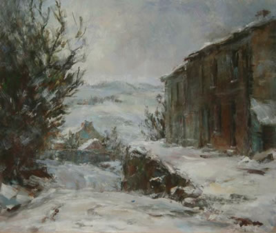 Padraic Woods : Miltown in Winter