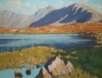 Fergal Flanagan : BALLYNAHINCH LAKE, CONNEMARA