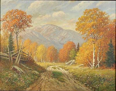 William Paskell : Fall mountain landscape