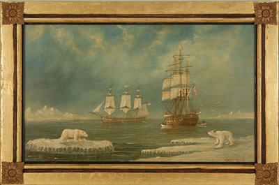 Frederick Tordoff : TWO WHALING SHIPS IN THE ARTIC