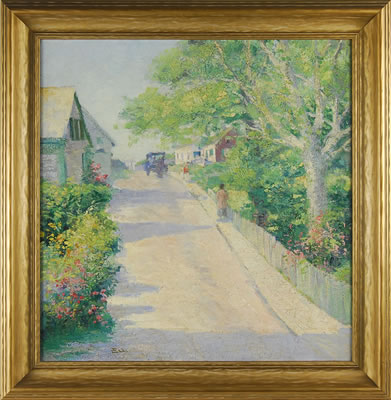 Henry Eddy : Summer street scene