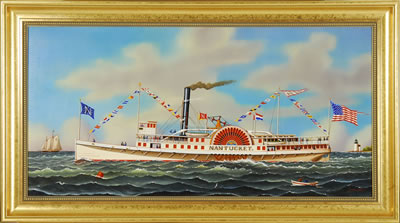 Jerome Howes : 'The sidewheel steamboat Nantucket'