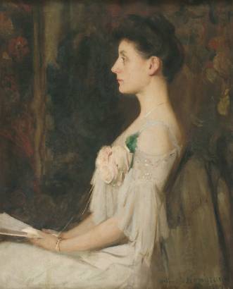 Edward Wilbur Dean Hamilton : Portrait of a Seated Lady