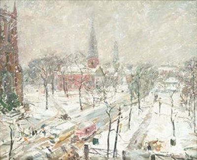 Frederick Lester Sexton : Winter Landscape