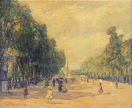 Frank Armington : 'JARDIN DES TUILERIES, PARIS'