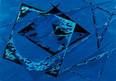 Eduardo Palumbo : Nella luce piume bleu, 2004