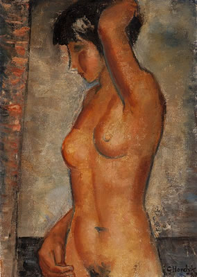 Gerard Hordyk : Standing nude