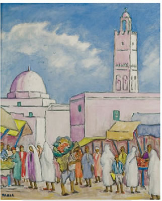 Yahia Turki : La Mosquée à Tunis