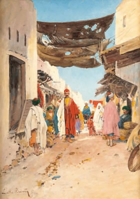 Émile Boivin : Rue des Teinturiers à Sfax