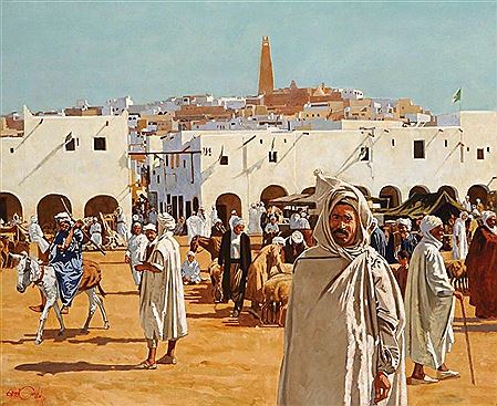 Jean Francois Arrigoni-Neri : Le marché de Ghardaïa